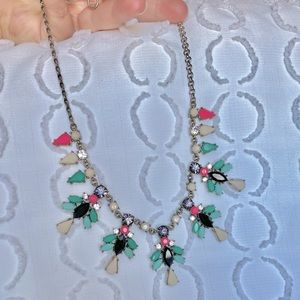 jcrew colorful statement necklace